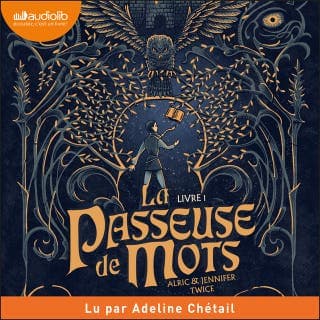 La Passeuse de mots d’Alric & Jennifer Twice, couverture du livre audio