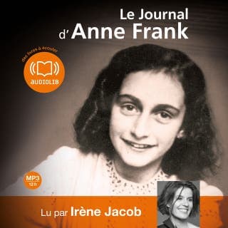 Le journal d'Anne Frank d’Anne Frank, couverture du livre audio