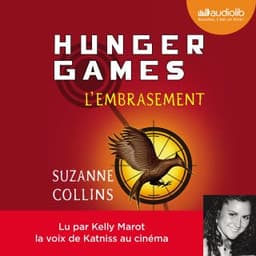 Hunger Games II - L'Embrasement de Suzanne Collins, couverture du livre audio