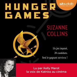 Hunger Games I de Suzanne Collins, couverture du livre audio