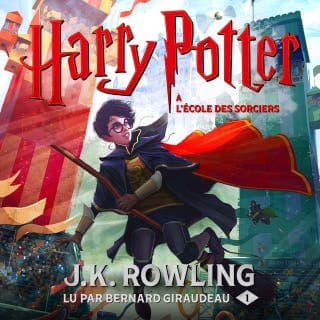 Harry Potter à L'école des Sorciers de J.K. Rowling, couverture du livre audio
