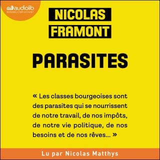 Parasites de Nicolas Framont, couverture du livre audio