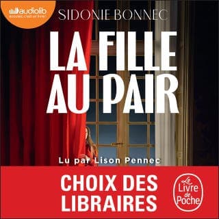 La Fille au pair de Sidonie Bonnec, couverture du livre audio
