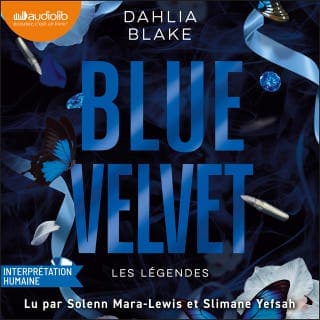 Blue Velvet de Dahlia Blake, couverture du livre audio