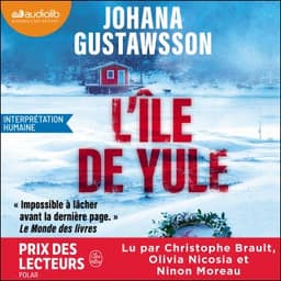 L'Île de Yule de Johana Gustawsson, couverture du livre audio