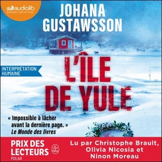L'Île de Yule de Johana Gustawsson, couverture du livre audio
