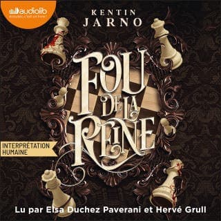 Fou de la reine de Kentin Jarno, couverture du livre audio