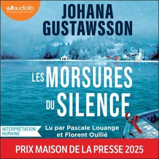 Les Morsures du silence de Johana Gustawsson, couverture du livre audio