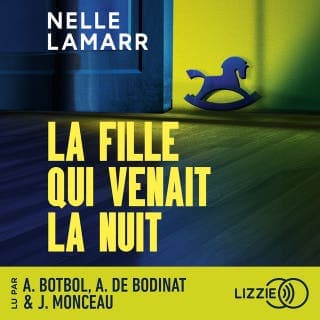 La fille qui venait la nuit de Nelle Lamarr, couverture du livre audio