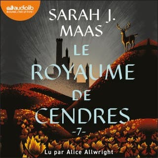 Le Royaume de cendres de Sarah J. Maas, couverture du livre audio