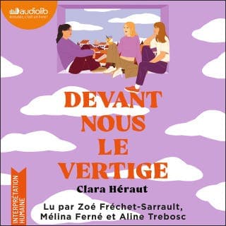 Devant nous le vertige de Clara Héraut, couverture du livre audio