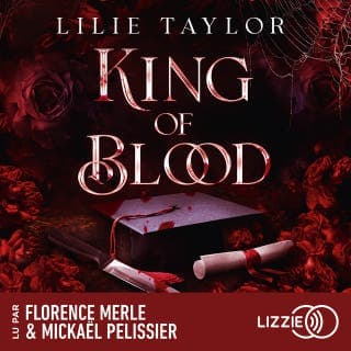 King of blood de Lilie Taylor, couverture du livre audio