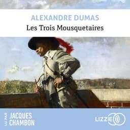 Les trois mousquetaires d’Alexandre Dumas, couverture du livre audio